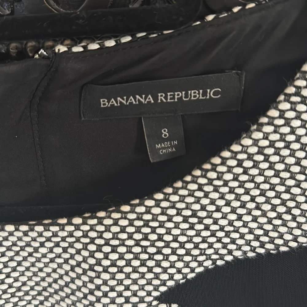 Banana Republic Tweed Mesh Sheath Dress Size 8